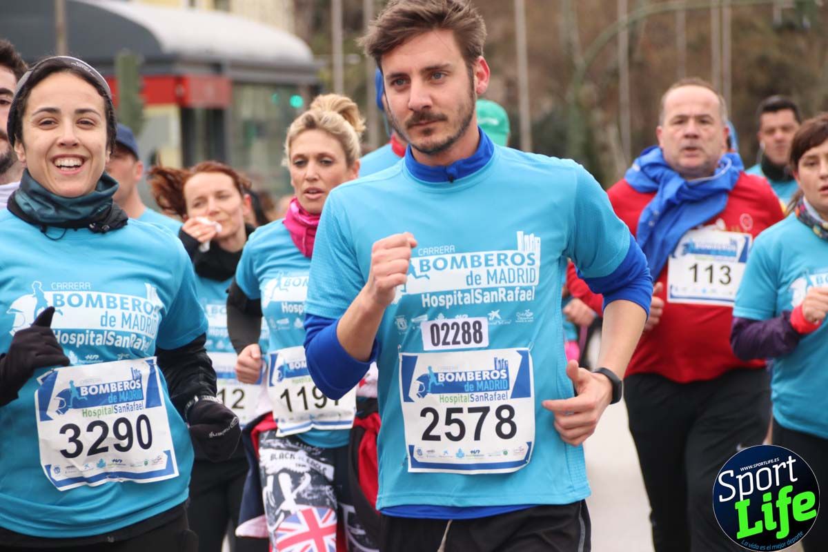 Carrera Bomberos-Hospital San Rafael: fotos del paso por el km2