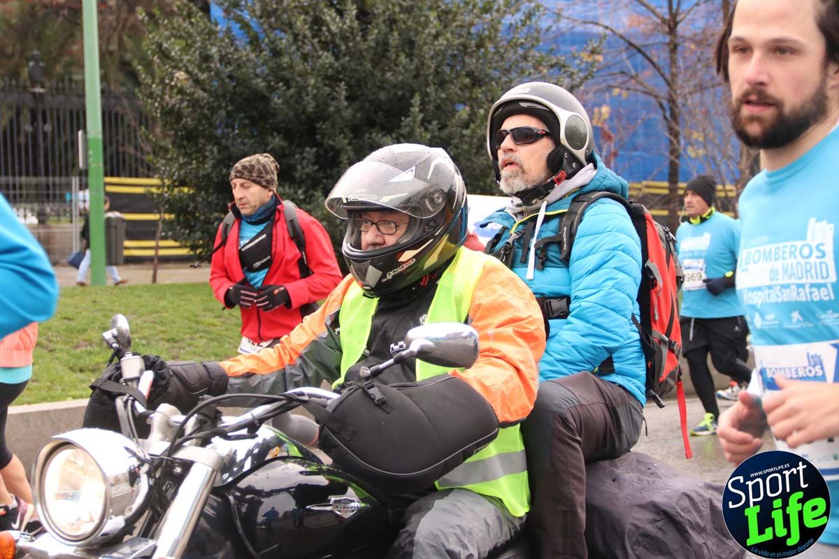 Carrera Bomberos-Hospital San Rafael: fotos del paso por el km2