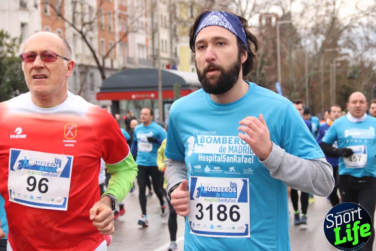 Carrera Bomberos-Hospital San Rafael: fotos del paso por el km2
