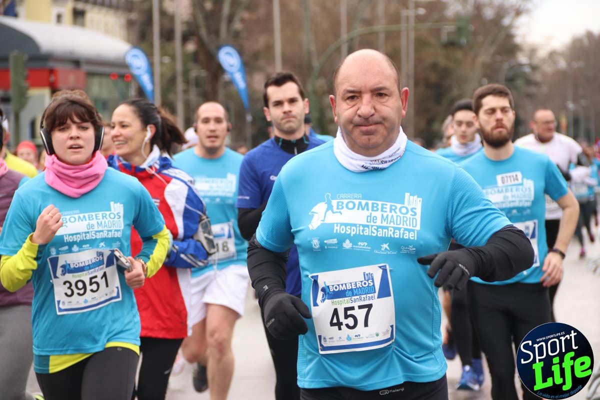 Carrera Bomberos-Hospital San Rafael: fotos del paso por el km2