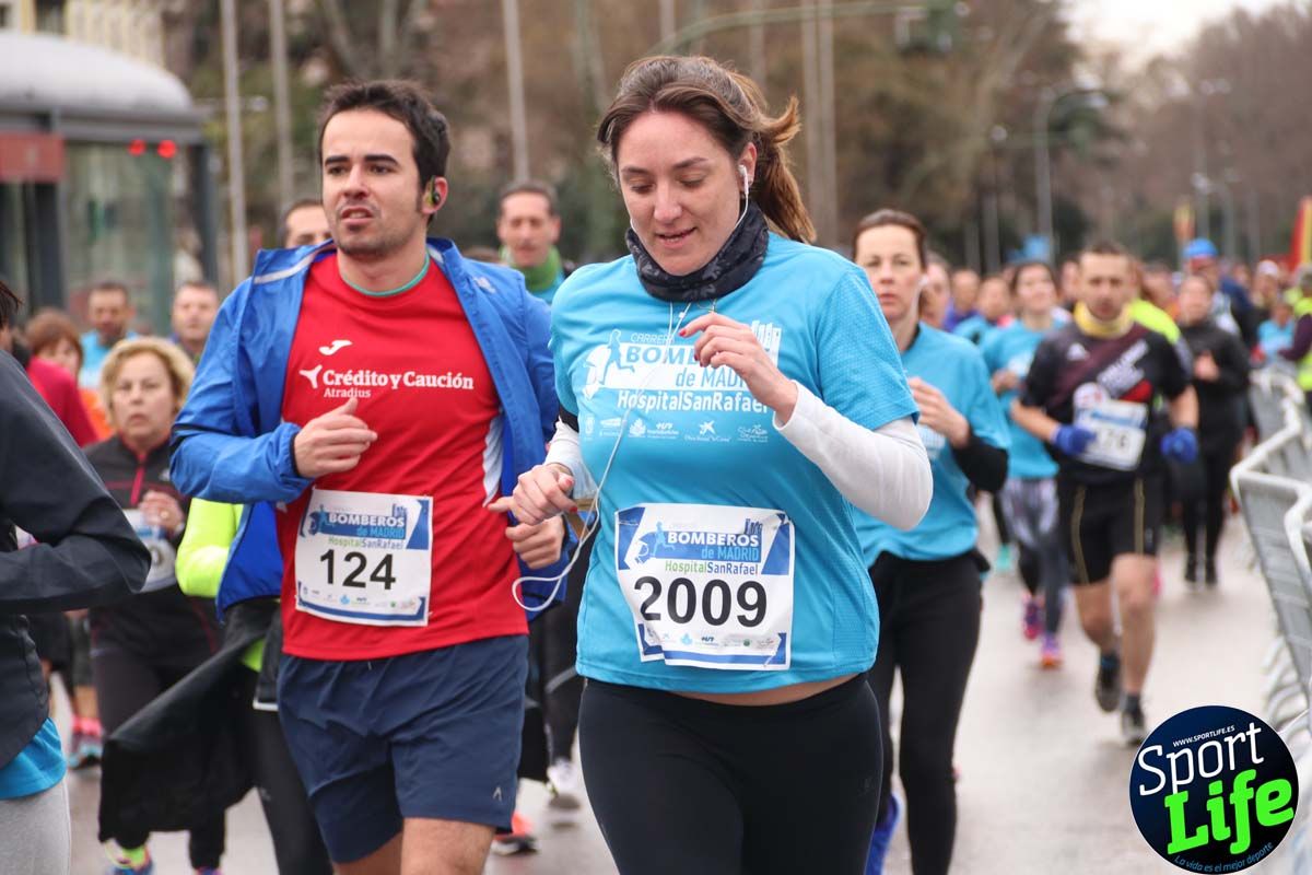 Carrera Bomberos-Hospital San Rafael: fotos del paso por el km2