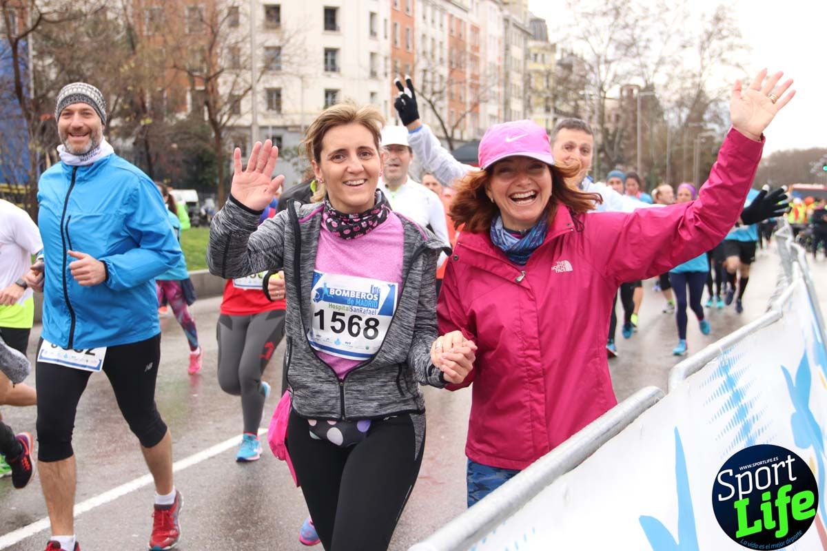 Carrera Bomberos-Hospital San Rafael: fotos del paso por el km2
