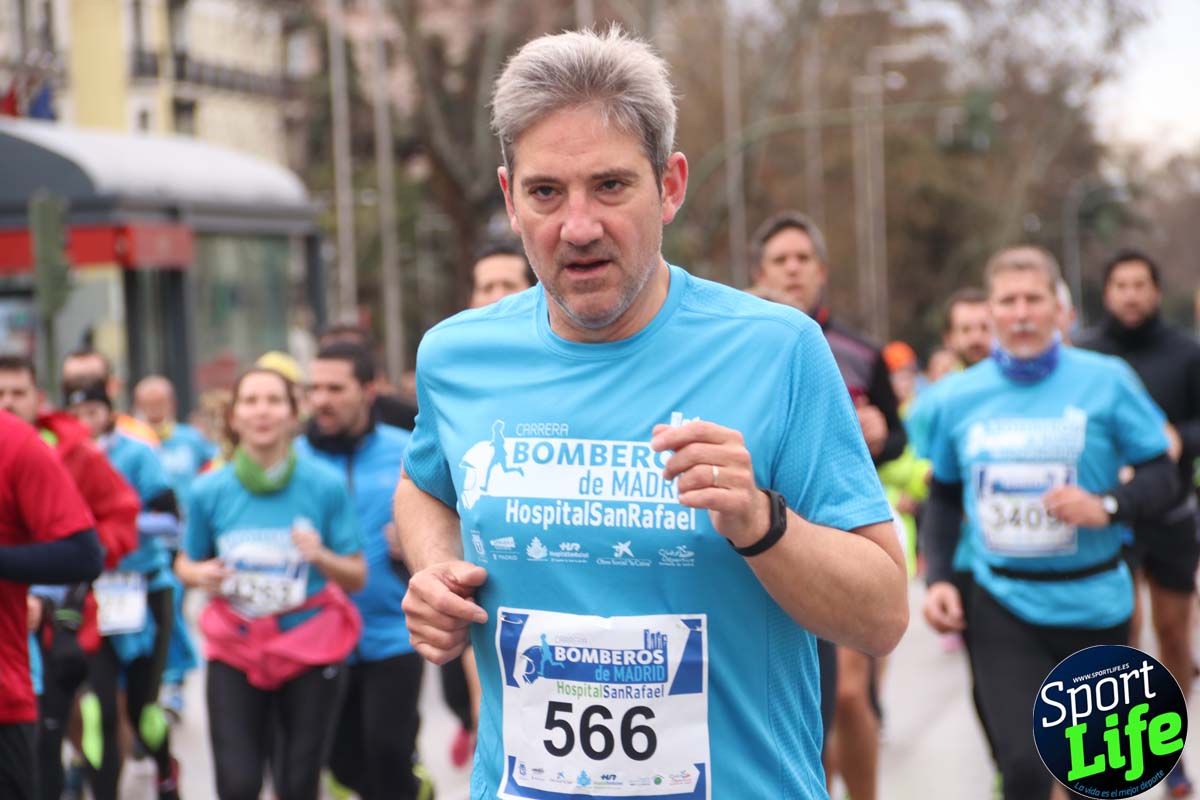 Carrera Bomberos-Hospital San Rafael: fotos del paso por el km2