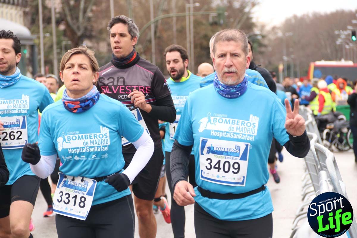Carrera Bomberos-Hospital San Rafael: fotos del paso por el km2