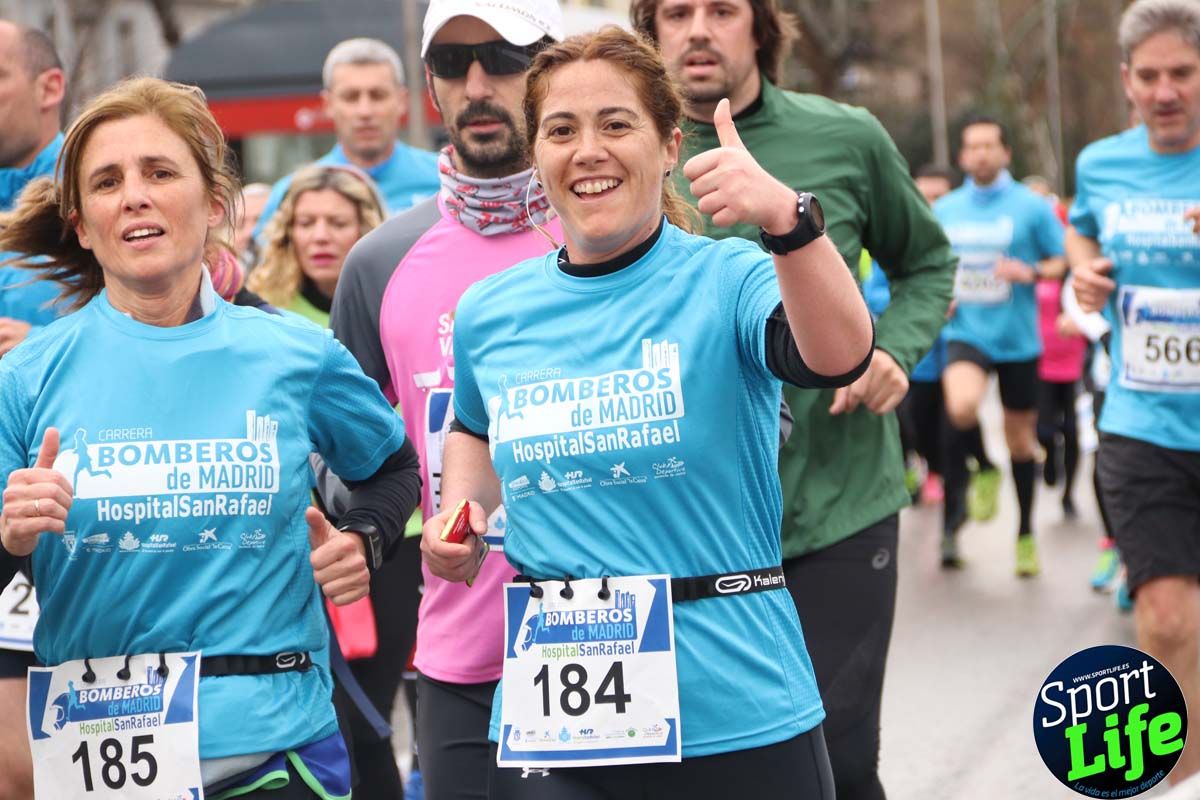 Carrera Bomberos-Hospital San Rafael: fotos del paso por el km2