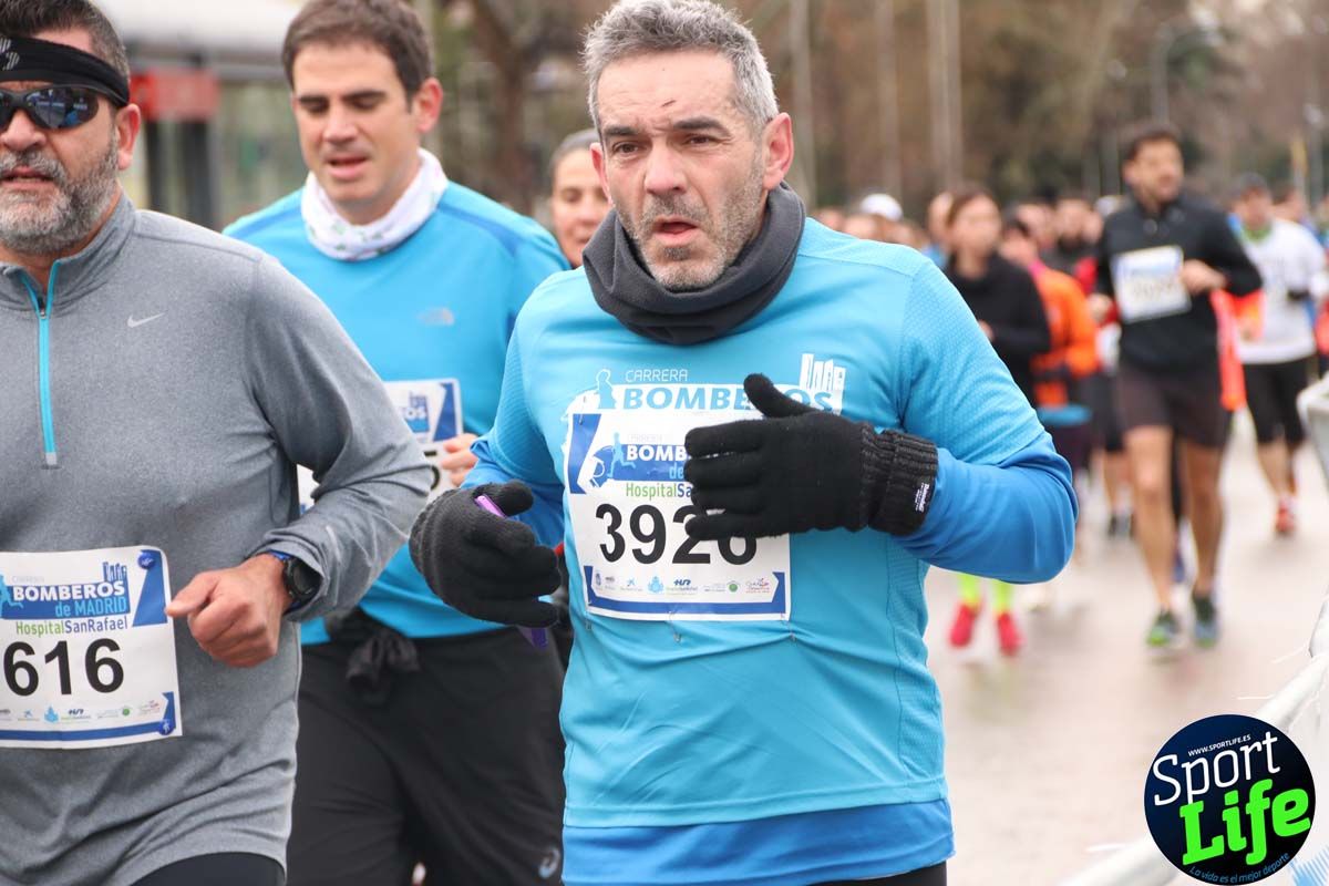 Carrera Bomberos-Hospital San Rafael: fotos del paso por el km2