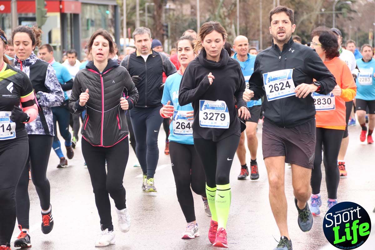 Carrera Bomberos-Hospital San Rafael: fotos del paso por el km2