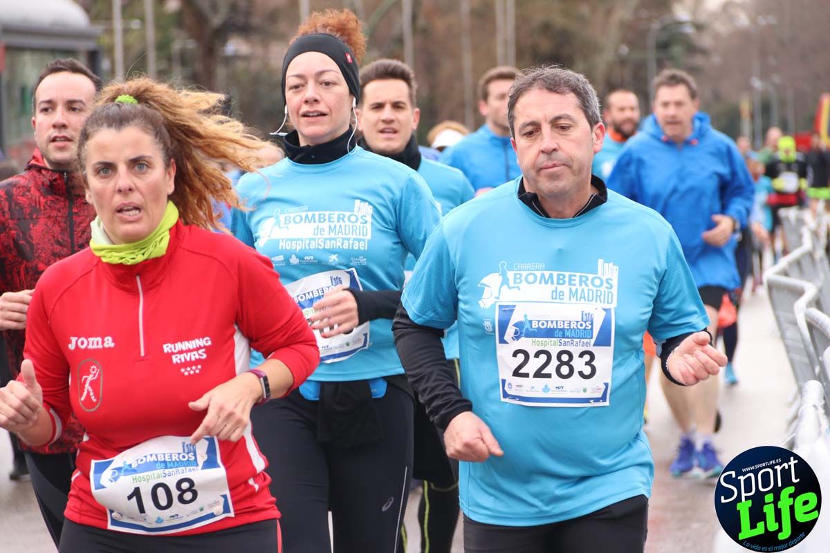 Carrera Bomberos-Hospital San Rafael: fotos del paso por el km2