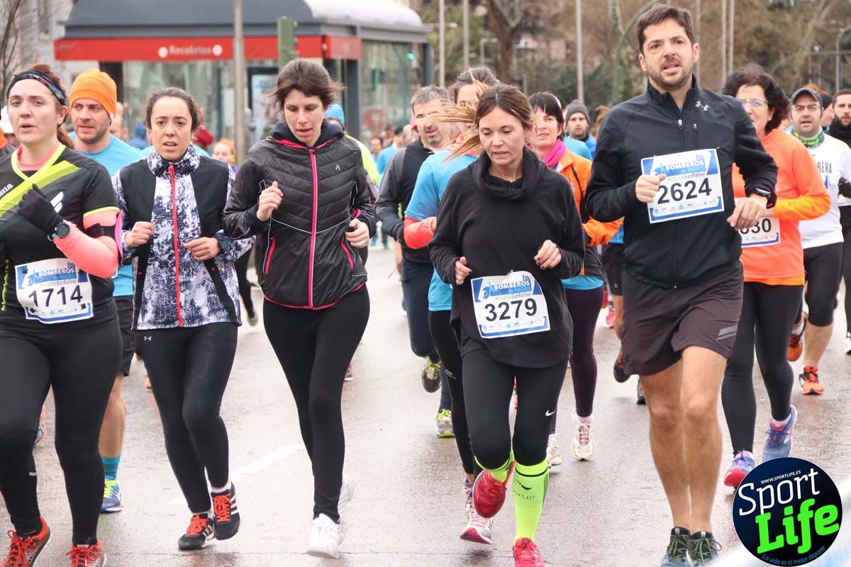 Carrera Bomberos-Hospital San Rafael: fotos del paso por el km2