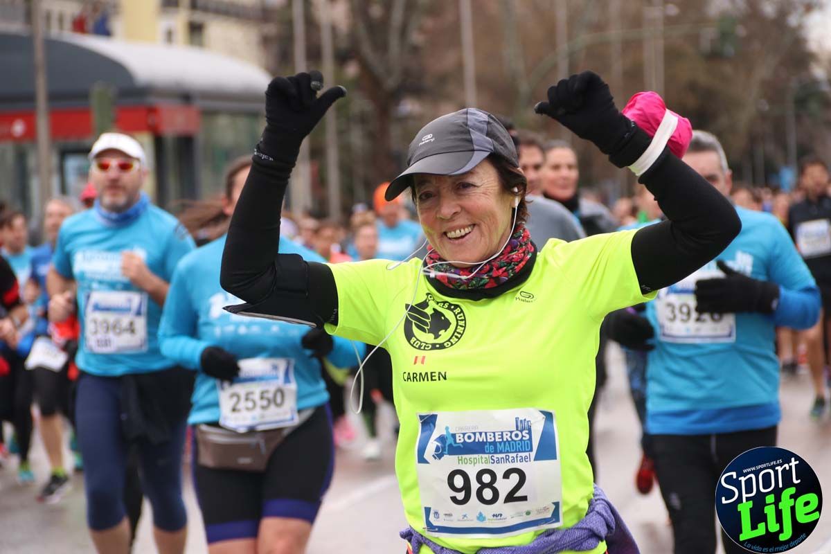 Carrera Bomberos-Hospital San Rafael: fotos del paso por el km2
