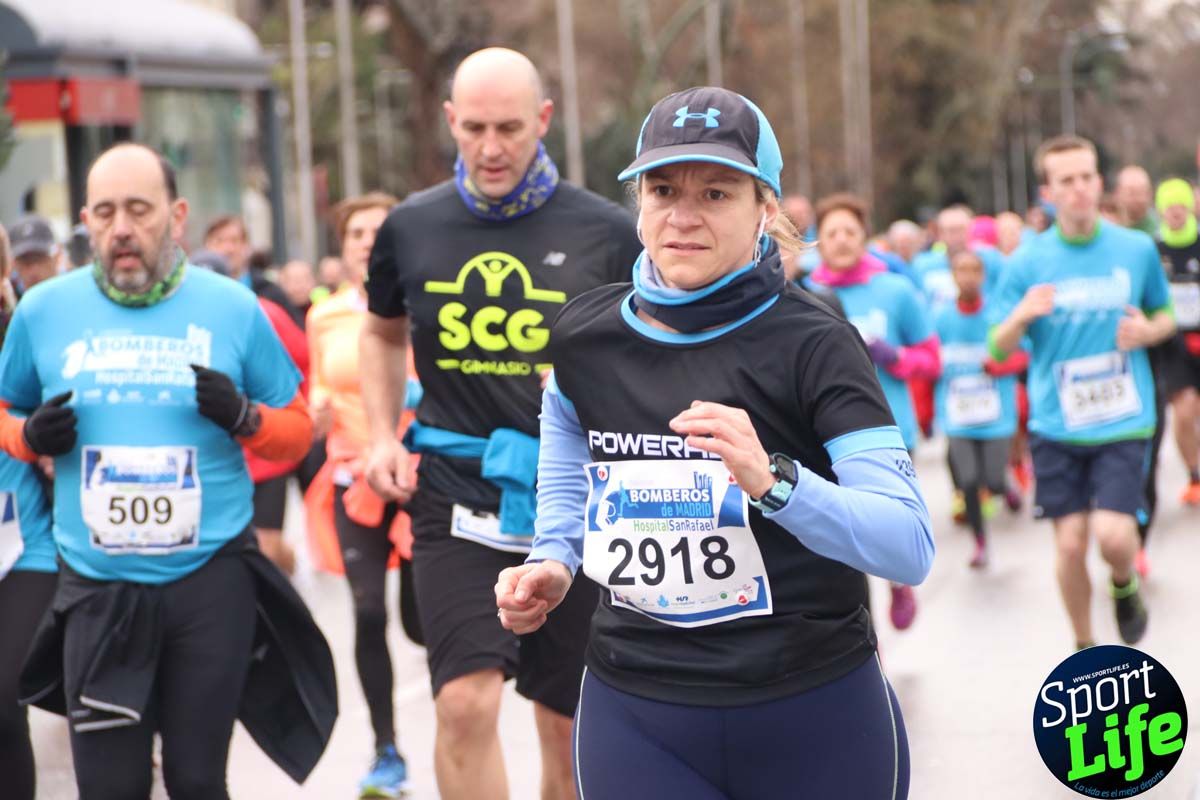 Carrera Bomberos-Hospital San Rafael: fotos del paso por el km2