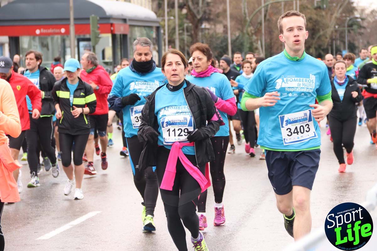 Carrera Bomberos-Hospital San Rafael: fotos del paso por el km2