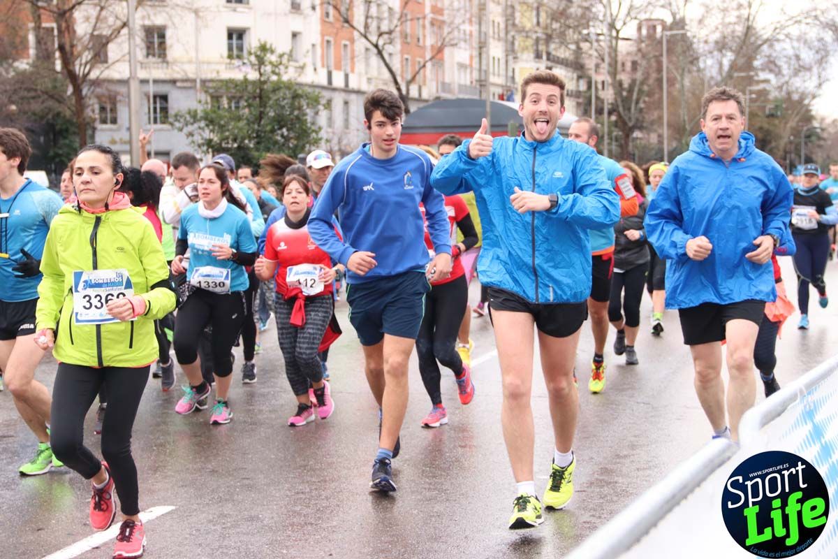Carrera Bomberos-Hospital San Rafael: fotos del paso por el km2