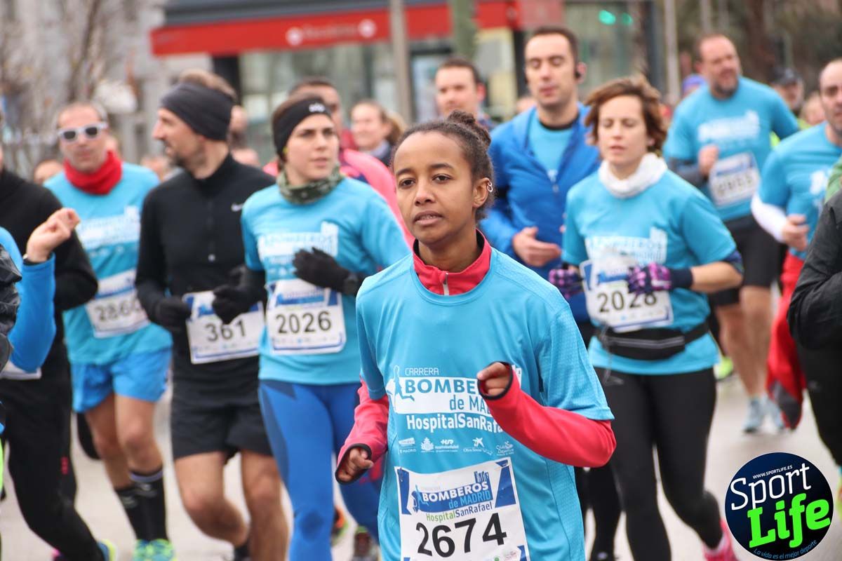 Carrera Bomberos-Hospital San Rafael: fotos del paso por el km2