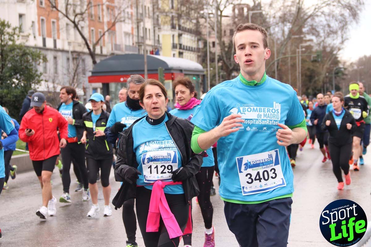Carrera Bomberos-Hospital San Rafael: fotos del paso por el km2