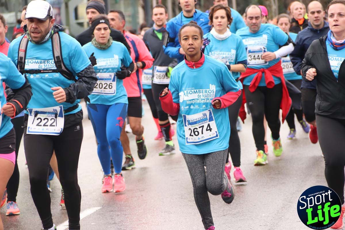 Carrera Bomberos-Hospital San Rafael: fotos del paso por el km2