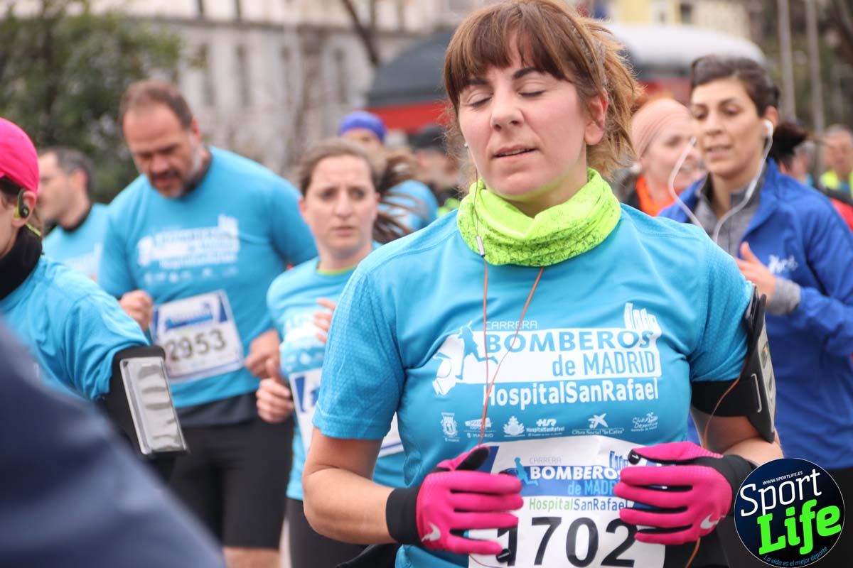 Carrera Bomberos-Hospital San Rafael: fotos del paso por el km2