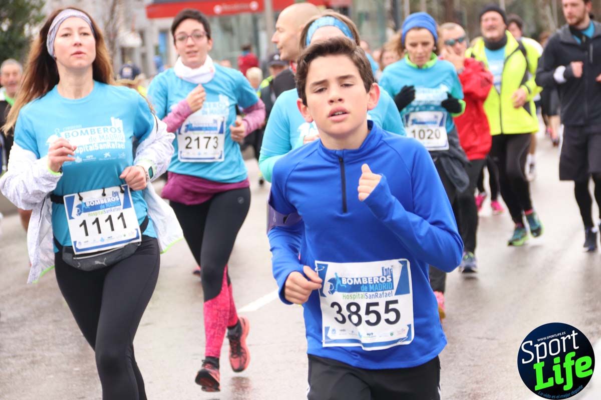 Carrera Bomberos-Hospital San Rafael: fotos del paso por el km2