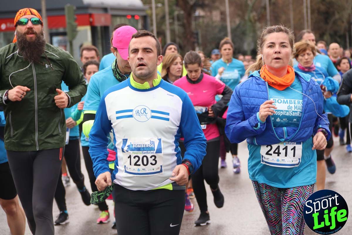 Carrera Bomberos-Hospital San Rafael: fotos del paso por el km2