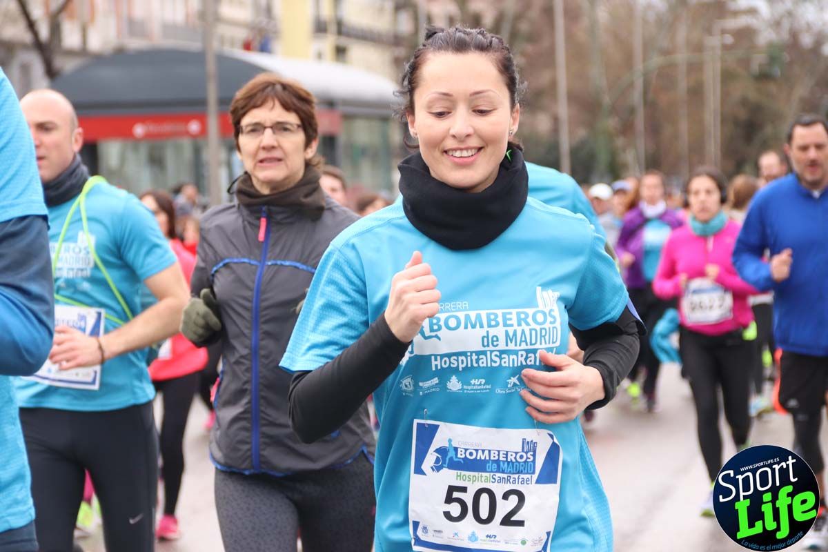 Carrera Bomberos-Hospital San Rafael: fotos del paso por el km2
