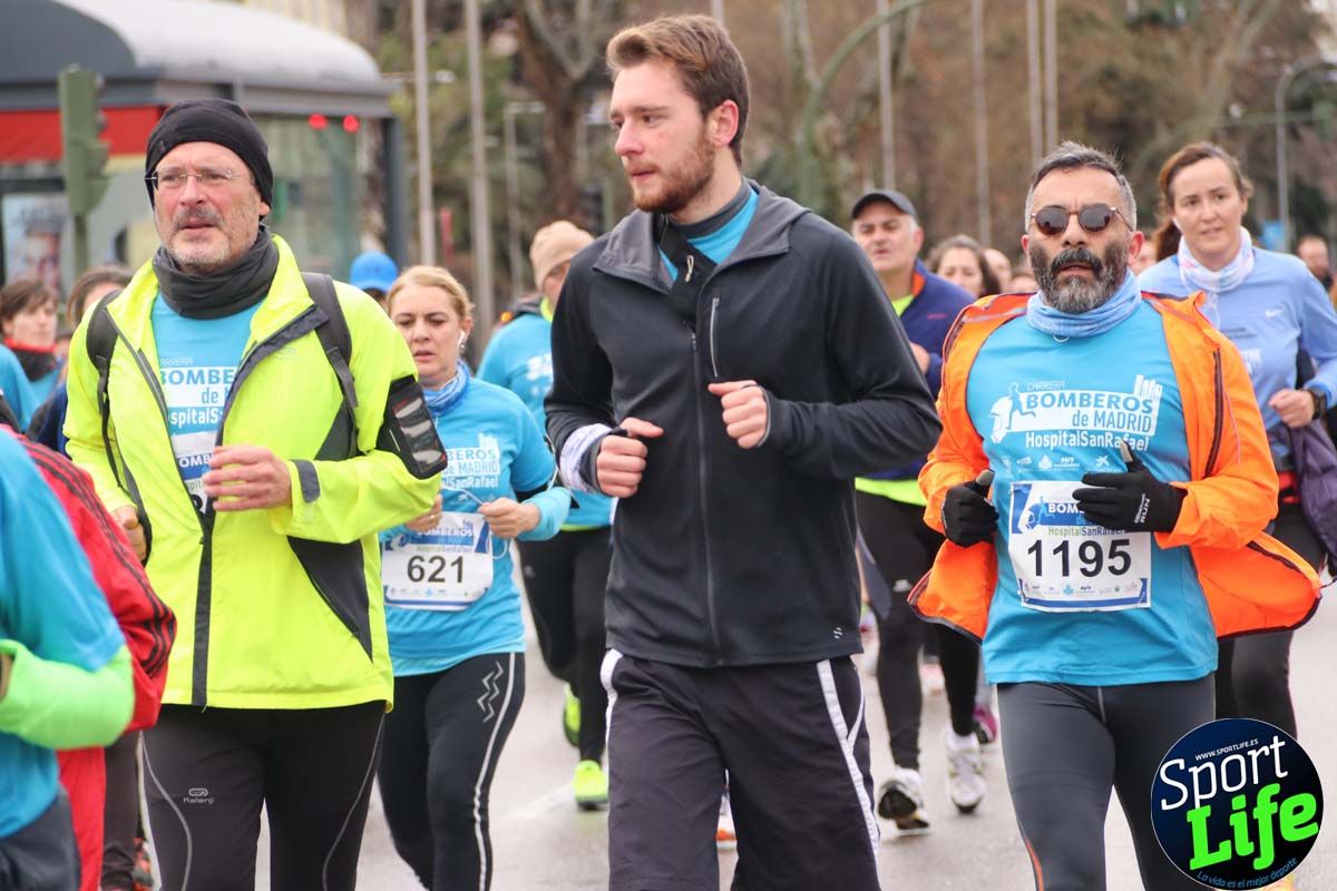 Carrera Bomberos-Hospital San Rafael: fotos del paso por el km2