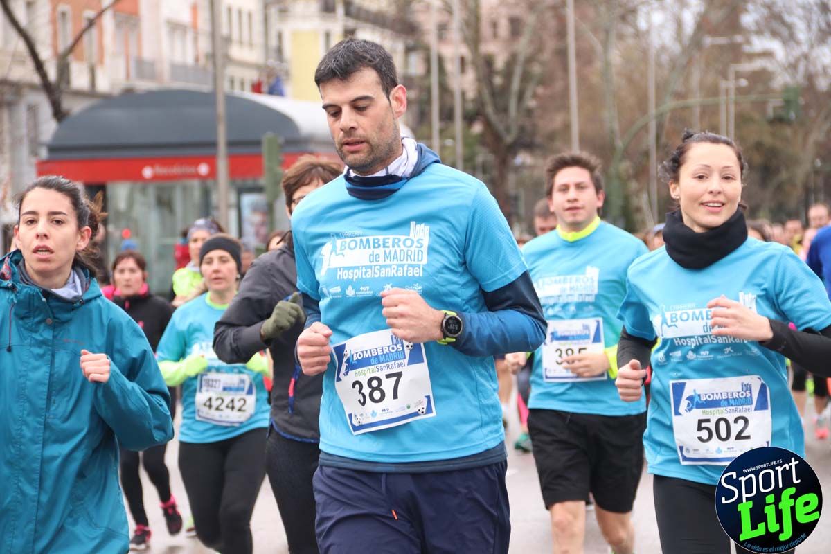 Carrera Bomberos-Hospital San Rafael: fotos del paso por el km2