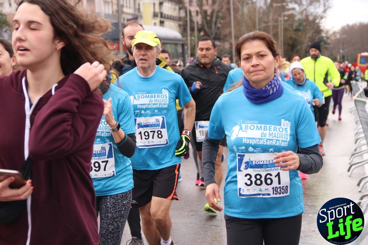 Carrera Bomberos-Hospital San Rafael: fotos del paso por el km2