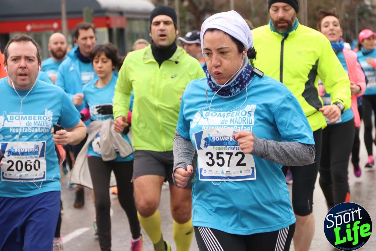 Carrera Bomberos-Hospital San Rafael: fotos del paso por el km2