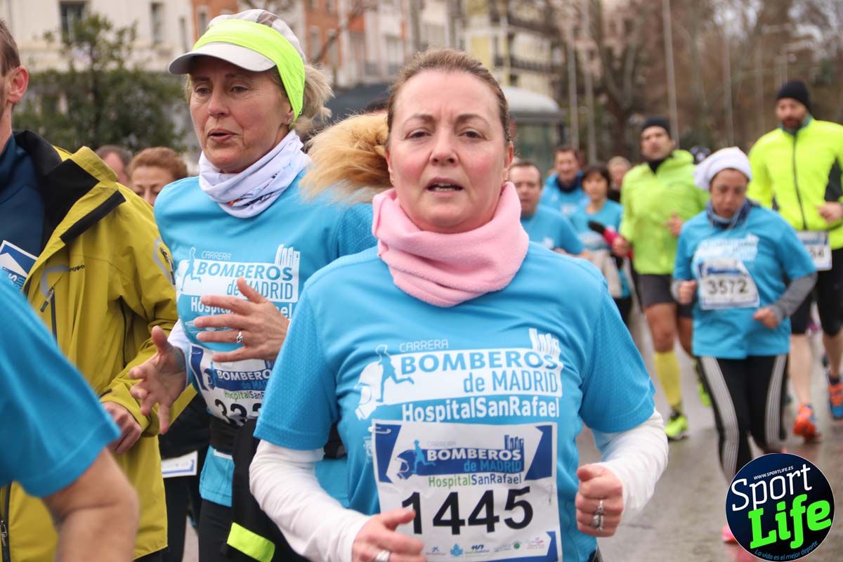 Carrera Bomberos-Hospital San Rafael: fotos del paso por el km2