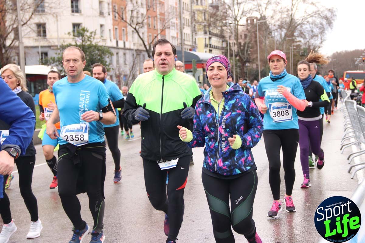Carrera Bomberos-Hospital San Rafael: fotos del paso por el km2