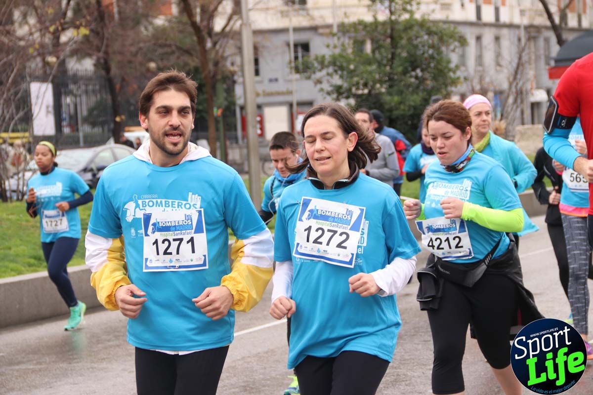 Carrera Bomberos-Hospital San Rafael: fotos del paso por el km2