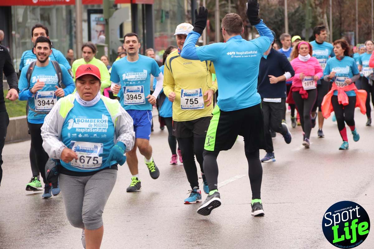 Carrera Bomberos-Hospital San Rafael: fotos del paso por el km2