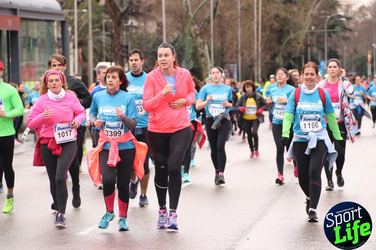 Carrera Bomberos-Hospital San Rafael: fotos del paso por el km2