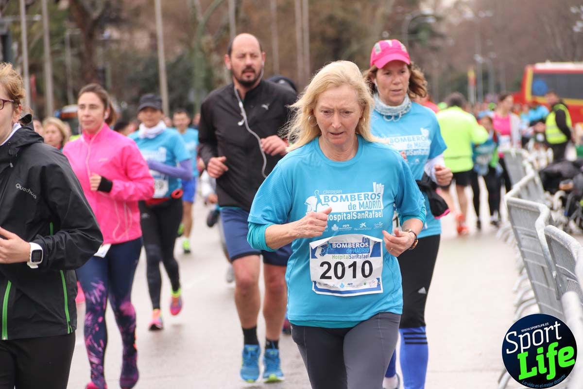 Carrera Bomberos-Hospital San Rafael: fotos del paso por el km2