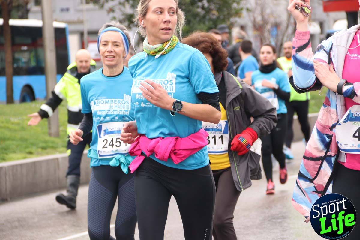 Carrera Bomberos-Hospital San Rafael: fotos del paso por el km2