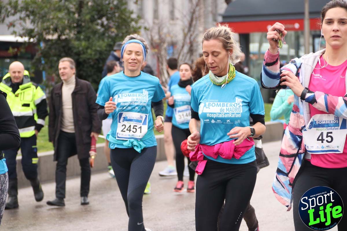 Carrera Bomberos-Hospital San Rafael: fotos del paso por el km2