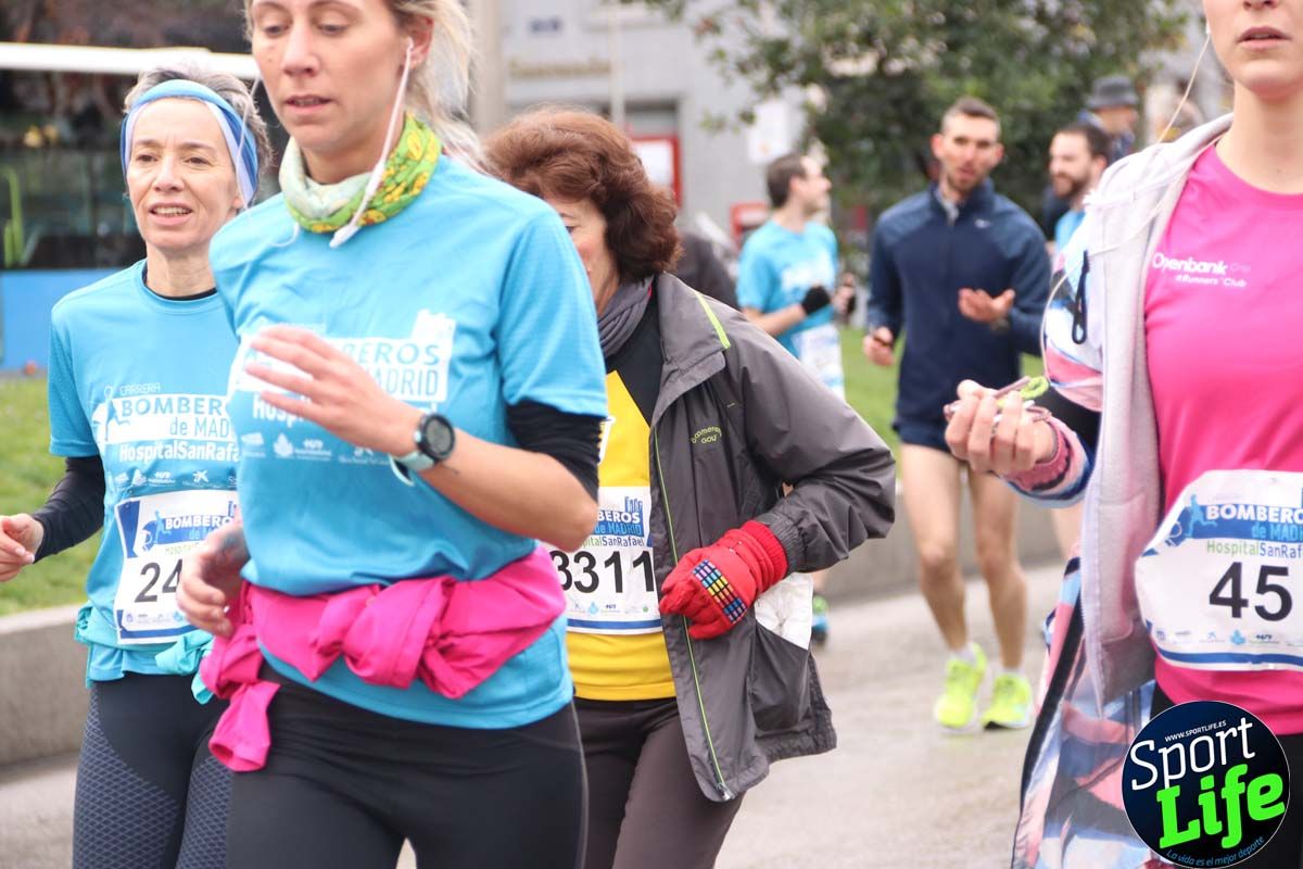 Carrera Bomberos-Hospital San Rafael: fotos del paso por el km2
