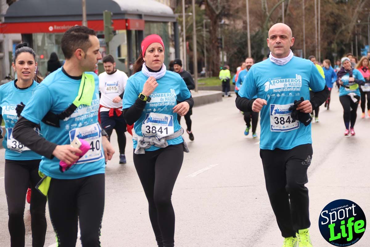 Carrera Bomberos-Hospital San Rafael: fotos del paso por el km2