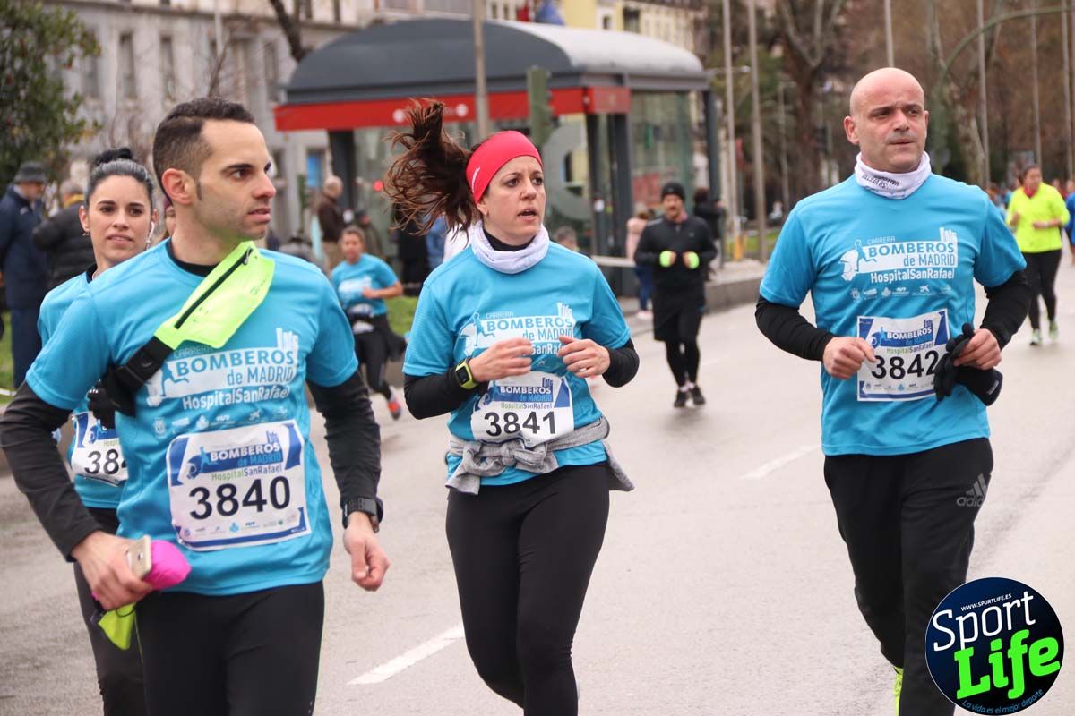 Carrera Bomberos-Hospital San Rafael: fotos del paso por el km2