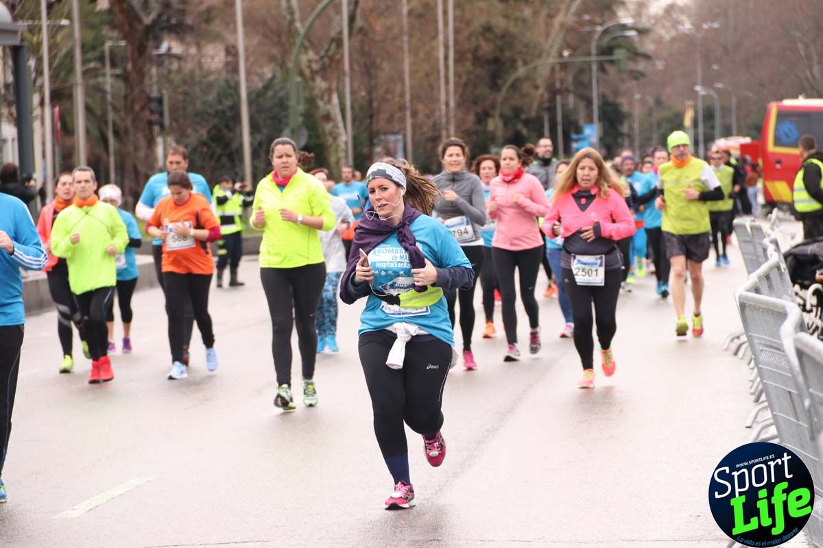 Carrera Bomberos-Hospital San Rafael: fotos del paso por el km2