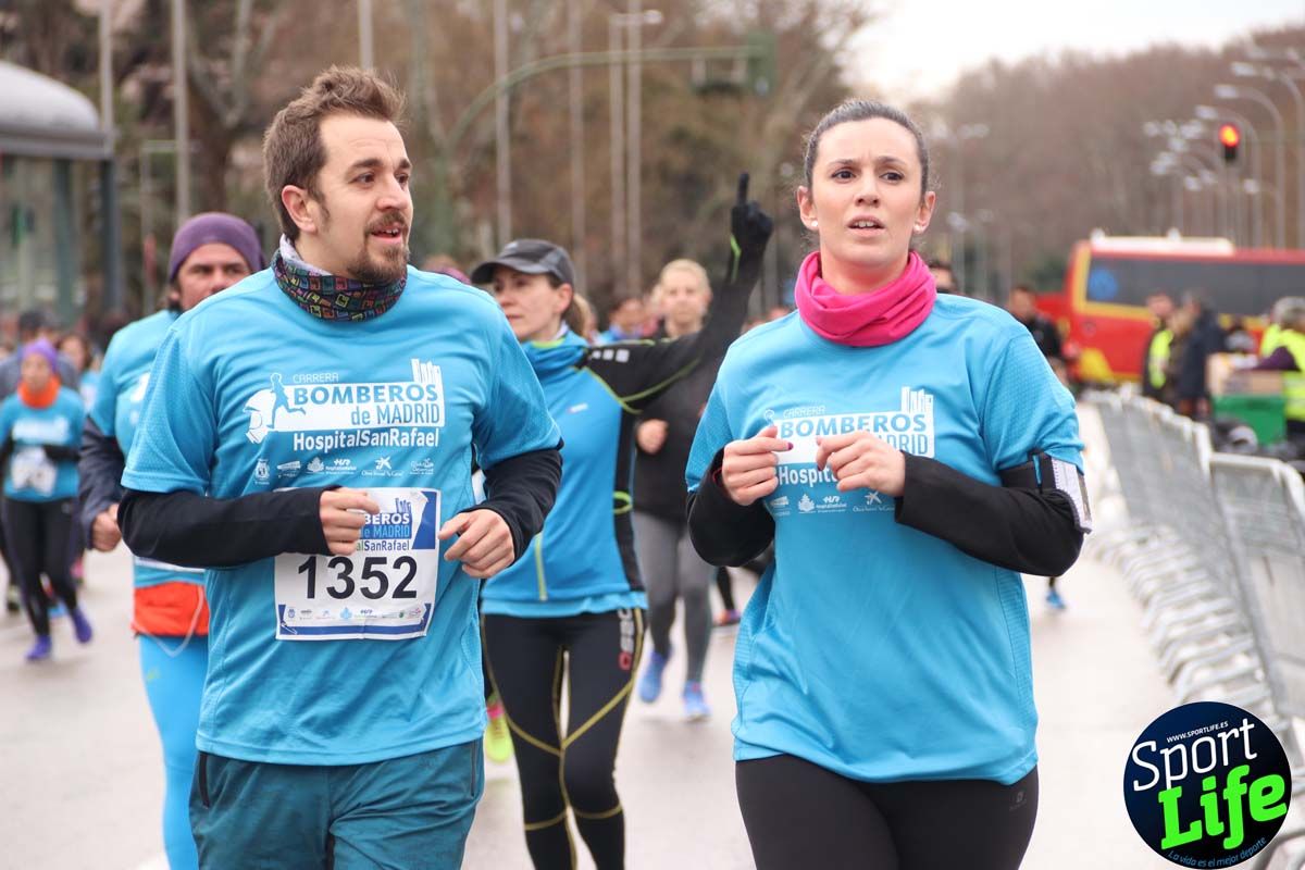 Carrera Bomberos-Hospital San Rafael: fotos del paso por el km2