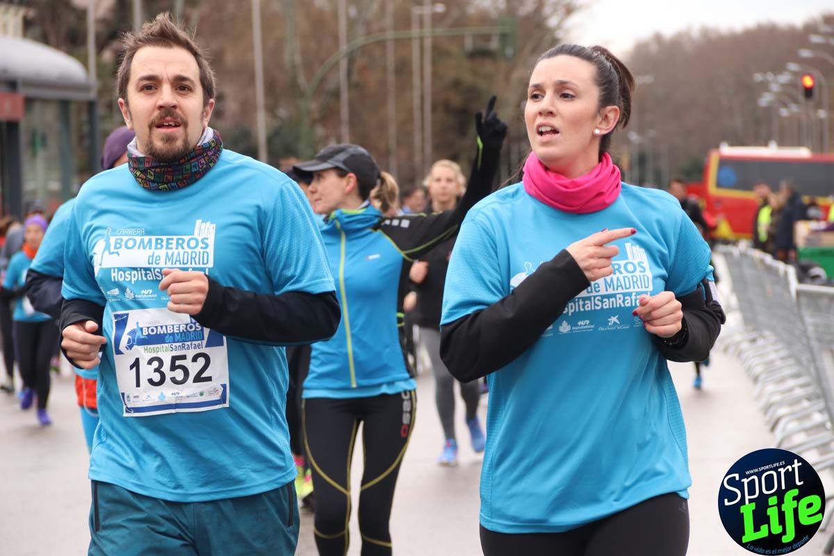Carrera Bomberos-Hospital San Rafael: fotos del paso por el km2