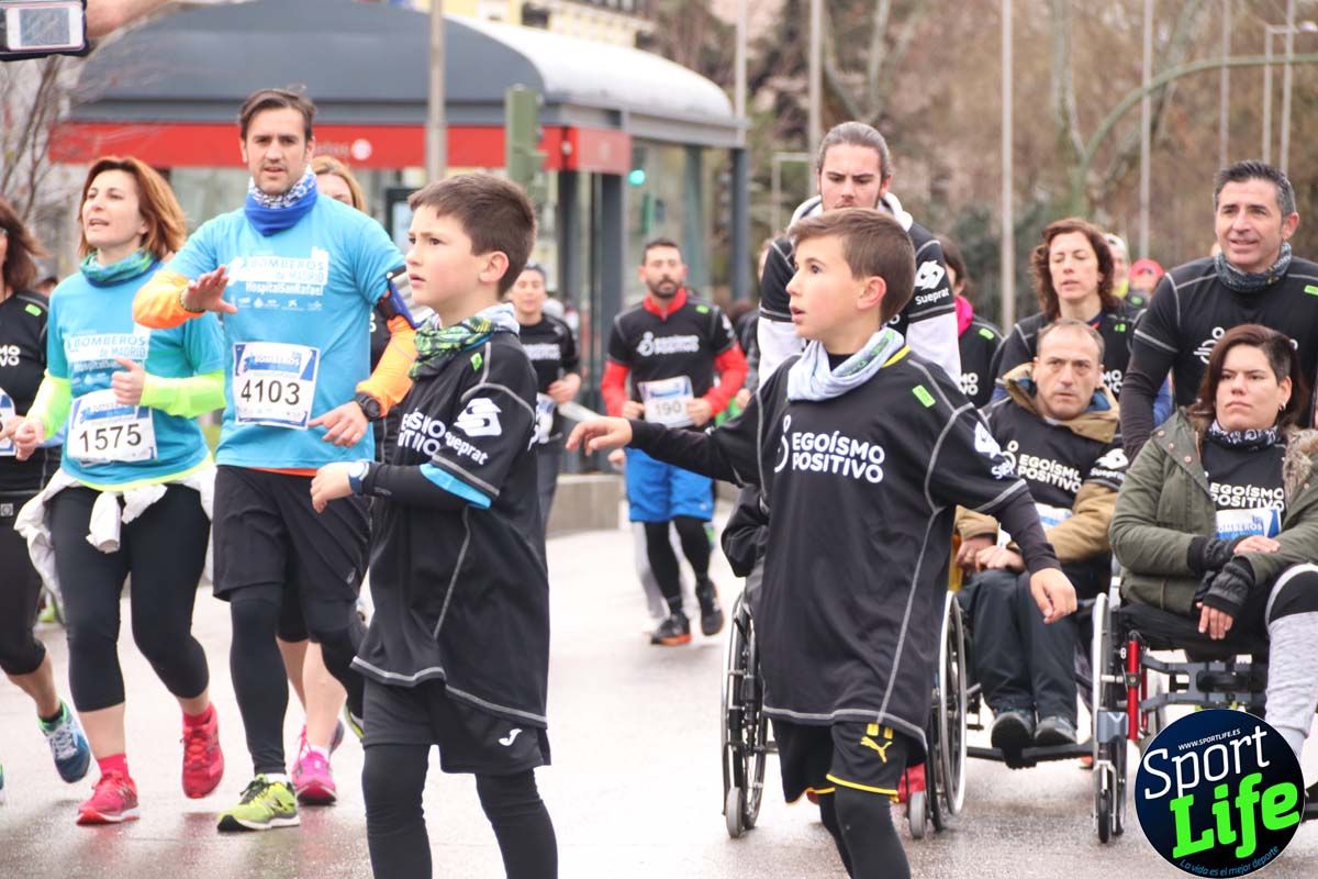 Carrera Bomberos-Hospital San Rafael: fotos del paso por el km2