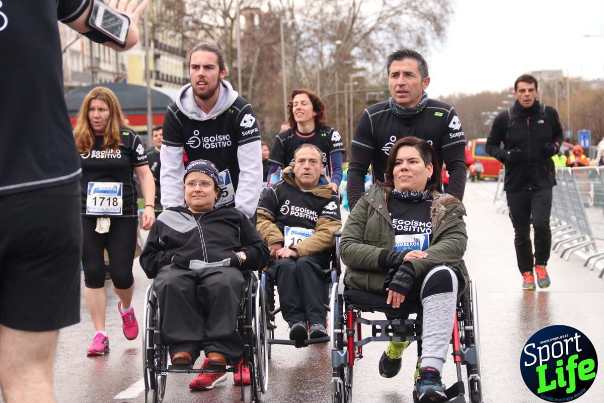 Carrera Bomberos-Hospital San Rafael: fotos del paso por el km2