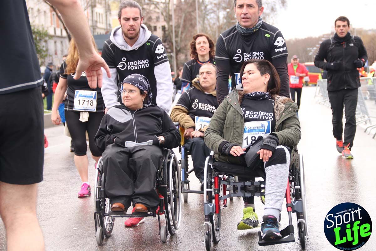 Carrera Bomberos-Hospital San Rafael: fotos del paso por el km2