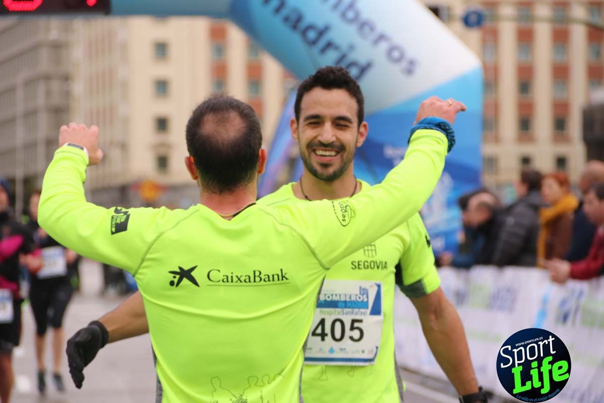 Carrera Bomberos Madrid-Hospital San Rafael meta 3, del minuto 39 al 44