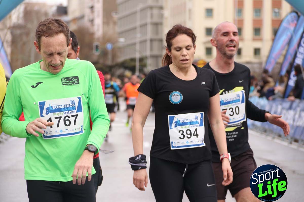 Carrera Bomberos Madrid-Hospital San Rafael meta 3, del minuto 39 al 44