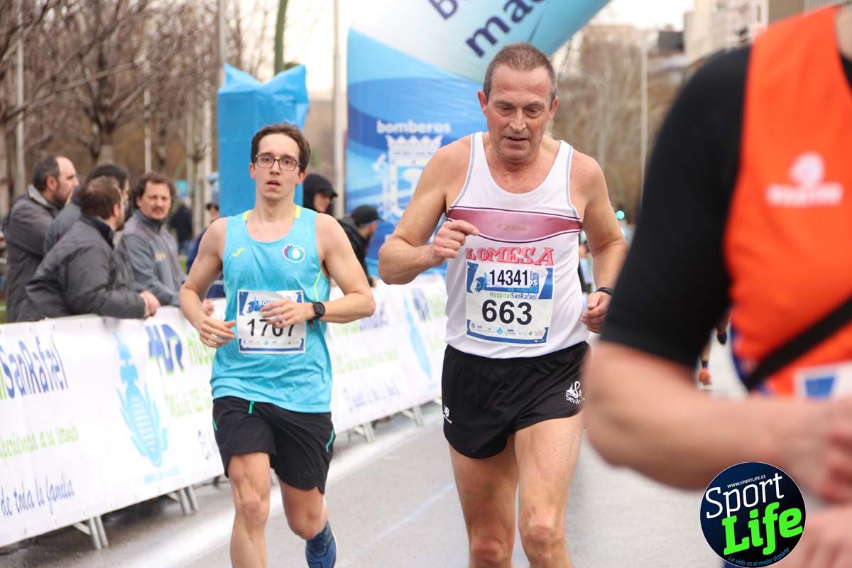 Carrera Bomberos Madrid-Hospital San Rafael meta 3, del minuto 39 al 44