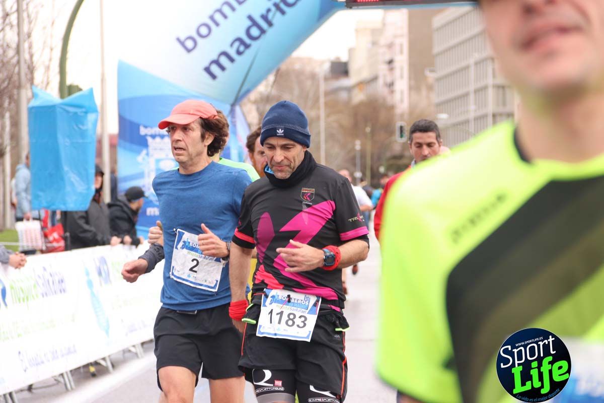 Carrera Bomberos Madrid-Hospital San Rafael meta 3, del minuto 39 al 44