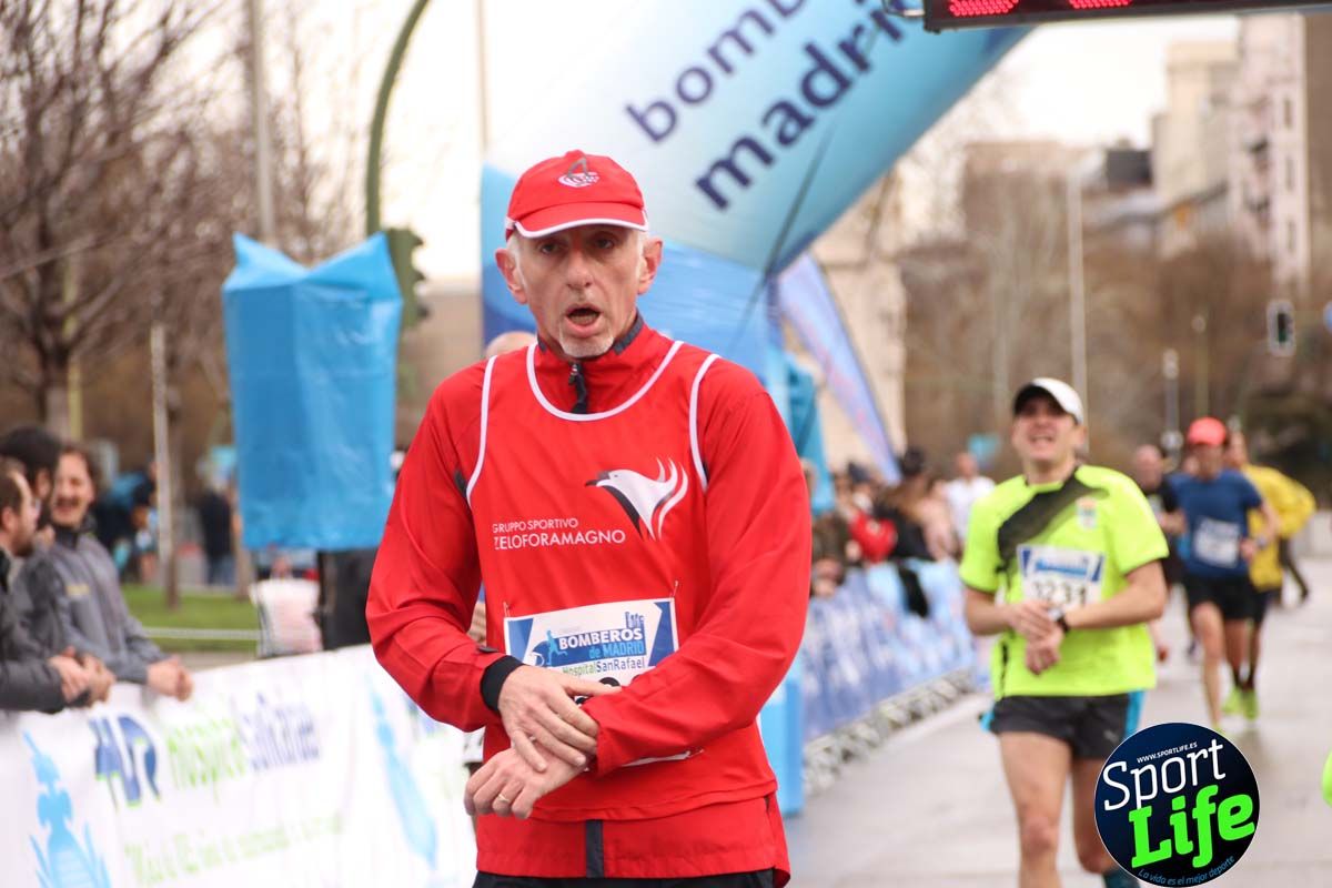 Carrera Bomberos Madrid-Hospital San Rafael meta 3, del minuto 39 al 44